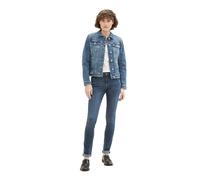 Jeansjacke TOM TAILOR Gr. S, blau (used dark stone blue denim) Damen Jacken Jeansjacken (73727622-S)