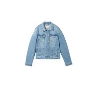 Tom Tailor Jeansjacke mit Brusttaschen, recycelter Baumwolle, Hellblau, XL