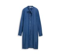 Tom Tailor - Jeanskleid mit Schleifen-Detail blue denim dark wash - Gr. - 38