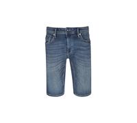 TOM TAILOR - TTJOSH Regular Slim Jeans Shorts mit Superstretch Used Mid Stone Blue Denim 38