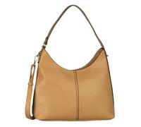 Hobo TOM TAILOR "Jema", Damen, Gr. B/H/T: 35cm x 30cm x 10cm, braun, Polyurethan, Taschen, in trapezförmigen und klare Formen mit dezenten Farben (21758855-0) braun