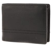 Tom Tailor Herren Geldbörse Jerrie Querformat Mittelgroß Schwarz