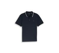 Tom Tailor - Jersey Poloshirt mit Logo-Badge sky captain blue - Gr. - M