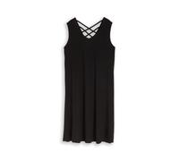 Tom Tailor - Jerseykleid mit Cut-Out-Detail deep black - Gr. - 40