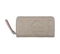 TOM TAILOR Juana Damen Geldbörse Portemonnaie Reißverschluss Groß Beige