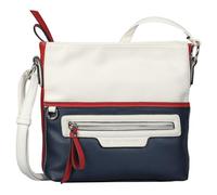 Umhängetasche TOM TAILOR "JULE Cross bag S" B/H/T: 27 cm x 25 cm x 9 cm, blau Damen Taschen Handtaschen mit Reißverschluss-Rückfach B/H/T: 27 cm x 25 cm x 9 cm marine
