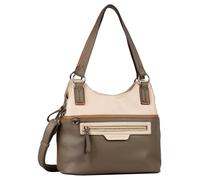 TOM TAILOR Jule Zip Shopper L Mixed Taupe