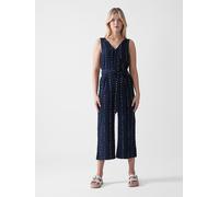 TOM TAILOR - Jumpsuit mit Allover-Print navy dot print 40