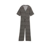 Tom Tailor - Jumpsuit mit Muster abstract black grid design - Gr. - 44