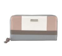 TOM TAILOR Juna Damen Geldbörse Portemonnaie Reißverschluss Groß Rosa