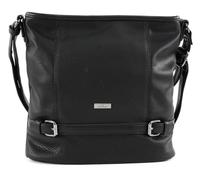 TOM TAILOR Juna Damen Hobo Bag Schultertasche Mittelgroß Schwarz