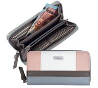 TOM TAILOR Geldbörse Juna Einheitsgröße weiß Taschen Kleinlederwaren Unisex Einheitsgröße rosé, weiß, grau