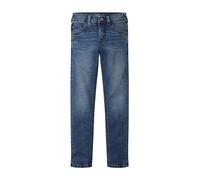 Skinny-fit-Jeans TOM TAILOR "RYAN", Jungen, Gr. 170, N-Gr, grau (mid stone), Jeans, Obermaterial: 99% Baumwolle, 1% Elasthan, unifarben, casual, skinny fit lang, Jeans, mit Stretch (97152845-170) mid 