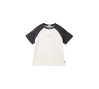 TOM TAILOR - Oversized T-Shirt mit Bio-Baumwolle Wool White 140