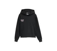 Tom Tailor Boxy Fit Hoodie aus reiner Baumwolle in Black, Größe 152