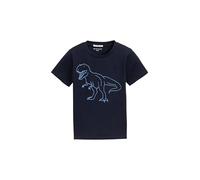 TOM TAILOR Langarmshirt mit Polokragen, Celestial Blue, XXXL