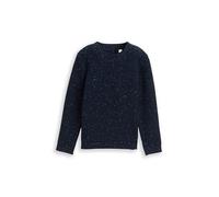 TOM TAILOR Jungen 1048926 Kinder Strickpullover Aus Noppengarn, 10668 - Sky Captain Blue, 128-134 EU