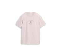 TOM TAILOR Jungen T-Shirt mit Print, grau, Uni, Gr. 164
