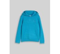 TOM TAILOR Jungen Hoodie-Strickpullover mit Drachen-Print, blau, Uni, Gr. 92/98