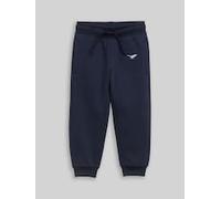 TOM TAILOR Jungen Jogginghose mit Dino-Stickerei, blau, Uni, Gr. 110
