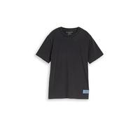 Tom Tailor Kinder-Basic-T-Shirt mit Acid-Wash-Optik - Jungen - Gr. 140 - grau