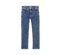 TOM TAILOR Jungen Kinder Matt Extra Skinny Jeans mit Thermo-Effekt, Used Mid Stone Blue Denim, 98