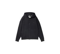 TOM TAILOR Jungen Kinder Oversize Sweatshirtjacke mit Kapuze, 36423 - Heavy Black, 164