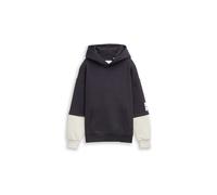 TOM TAILOR Jungen Oversize Hoodie Sweatshirt im 2-in-1-Look, grau, Uni, Gr. 164