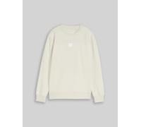 Sweatshirt TOM TAILOR, Jungen, Gr. 164, grauish weiß, Sweatware, Obermaterial: 70% Baumwolle, 30% Polyester, bedruckt, regular fit normal, Rundhals, Rippbündchen, Sweatshirts Sweatshirt, mit reflektie