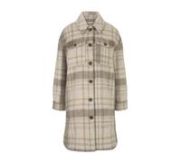 Tom Tailor - Karierter Shacket Mantel beige check design - Gr. - XXL