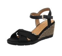 Tom Tailor Keilsandaletten für Damen, schwarz, Größe 42 EU