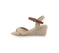 Tom Tailor Damen Keilsandale 5390040007 Sand 41 EU