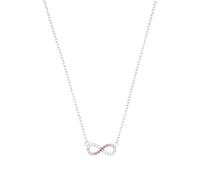Tom Tailor Kette mit Anhänger für Mädchen, Sterling Silber 925, mit Zirkonia, 37+3 cm, Infinity, silber, Geschenkidee, Halsschmuck, Kinderschmuck, 2100588