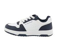 TOM TAILOR - Sneaker mit hochwertigem Kunstleder white-navy 31