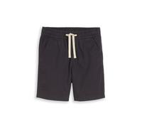 Shorts TOM TAILOR, Mädchen, Gr. 104, N-Gr, grau, Web, Obermaterial: 100% Baumwolle. Futter: 100% Baumwolle, regular fit kurz, Hosen Shorts, mit elastischem Bund (95333207-104) grau