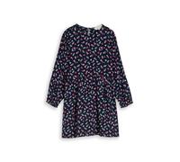 tom tailor kids - Midi-Kleid mit Blumenmuster dark blue tulip print big - Gr. - 122