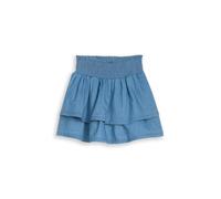 tom tailor kids - Mini-Rock mit Volant mid stone bright blue denim - Gr. - 122