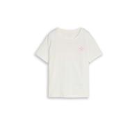 tom tailor kids - Oversize T-Shirt mit Rückenprint whisper white - Gr. - 122