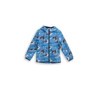 Softshelljacke TOM TAILOR, Jungen, Gr. 116/122, blau ocean friends design, Softshell, Obermaterial: 100% Polyester. Futter: 100% Polyester, bedruckt, regular fit normal, elastischer Bund, Jacken Softs