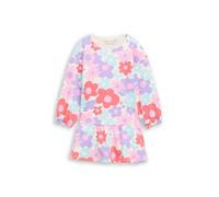 tom tailor kids - Sweat-Kleid mit Volants colorful big floral design - Gr. - 134