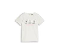 tom tailor kids - T-Shirt mit Snoopy-Print Whisper White - Gr. - 122