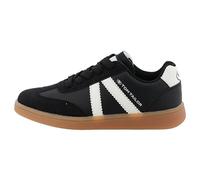 Trainingsschuh TOM TAILOR "Tom Tailor Sneaker Low", Kinder, Gr. 35, schwarz, weiß, Polyurethan, Schuhe (42332007-35) schwarz, weiß
