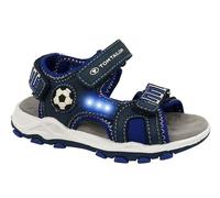 TOM TAILOR Kinder 3271103 Sandaletten Blinklichter Fußball, Farbe:Navy-royal, Größe:34