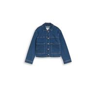 Jeansjacke TOM TAILOR, Mädchen, Gr. 152, mid stone bright blau denim, Denim/Jeans, Obermaterial: 99% Baumwolle, 1% Elasthan, unifarben, regular fit normal, Manschette, Jacken Jeansjacke, mit Taschen (