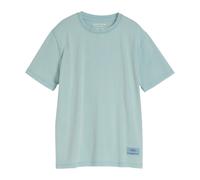 Tom Tailor Kinder-Basic-T-Shirt mit Acid-Wash-Optik - Jungen - Gr. 128 - blau-grün