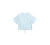 TOM TAILOR - Cropped T-Shirt mit Kordelzug minty blue 164
