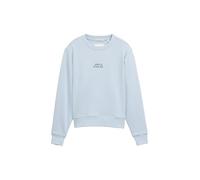 TOM TAILOR Kinder Cropped Sweatshirt mit Print, Fresh Sweet Lime, 140