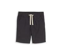 Shorts TOM TAILOR, Mädchen, Gr. 122, N-Gr, grau, Web, Obermaterial: 100% Baumwolle. Futter: 100% Baumwolle, regular fit kurz, Hosen Shorts, mit elastischem Bund (95333207-122) grau