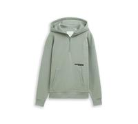 TOM TAILOR Jungen 1048560 Kinder Oversize Hoodie Sweatshirt mit Reißverschluss, 11557-Dusty Leave Green, 164
