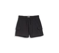 TOM TAILOR Mädchen Cargo Sweat-Shorts, grau, Uni, Gr. 170